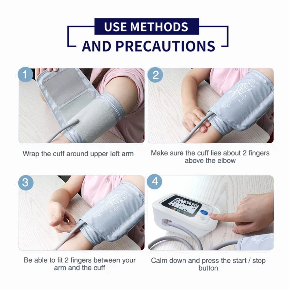 SKD Digital Blood Pressure Monitor LCD Bluetooth Sphygmomanometer Bp Monitor